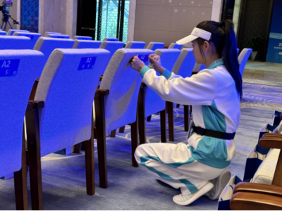 活躍在第六屆中國-阿拉伯國家博覽會上的“北方民大身影” 會展會務服務的青春力量